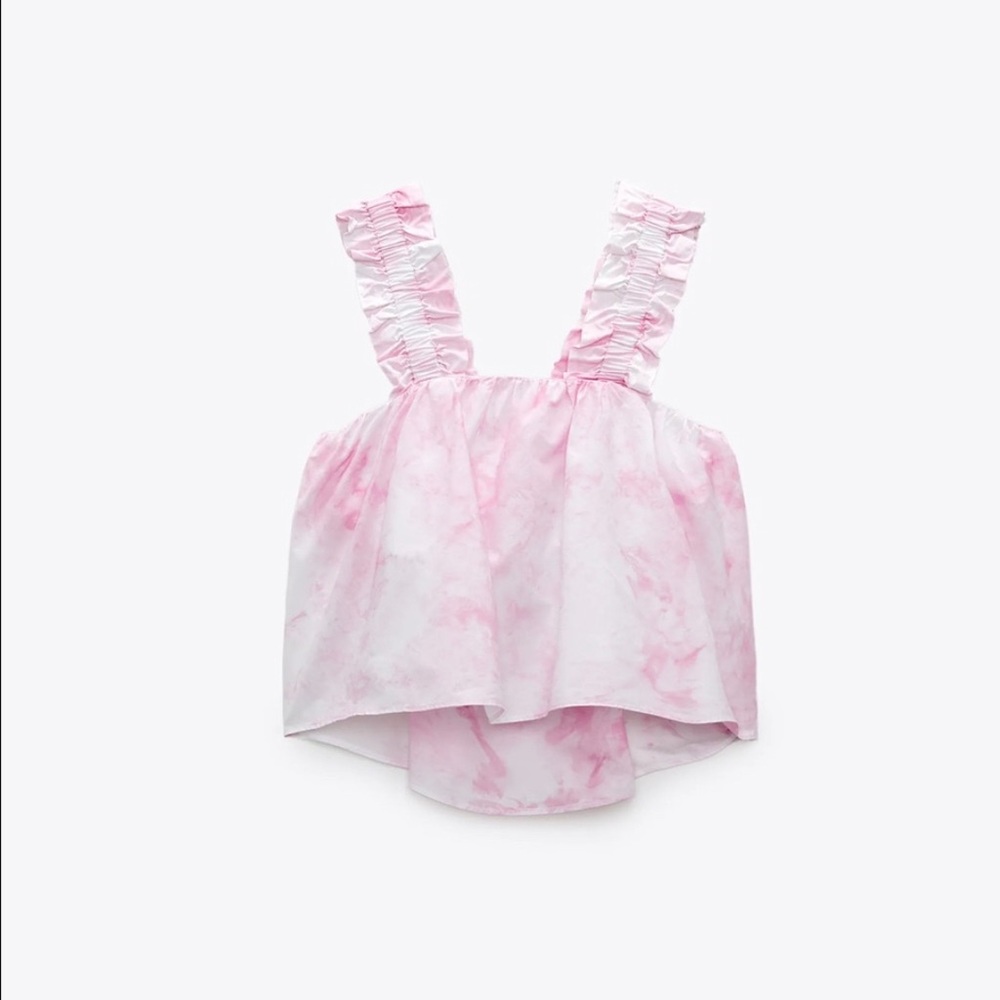 Zara Pink Tie Dye Tank Top